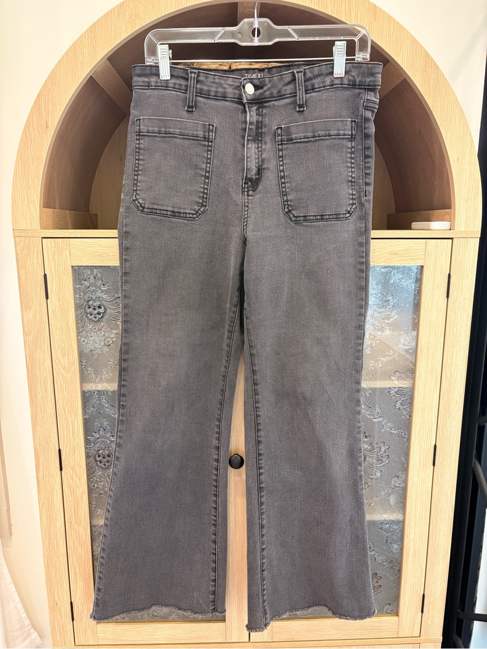 Time and Tru Women's Boot Cut Jeans in Gray